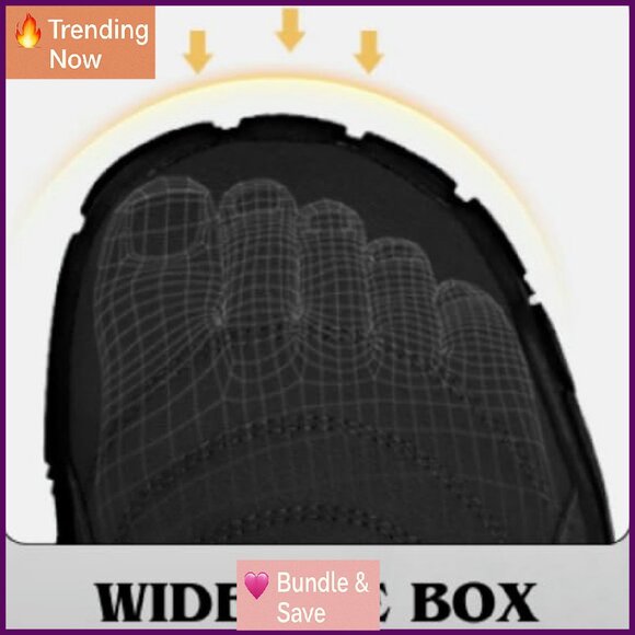 Winter Hiking Boots Wide Toe Box Waterproof Snow Boots Zero Drop Sole - Picture 4 of 6